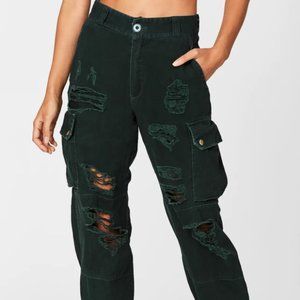 Carmar Denim black cargo pants